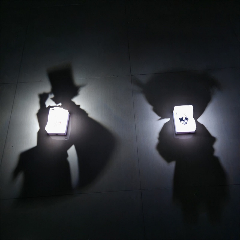 Lighting Home Decor Items - Lampa ścienna z sylwetką anime, gadżety