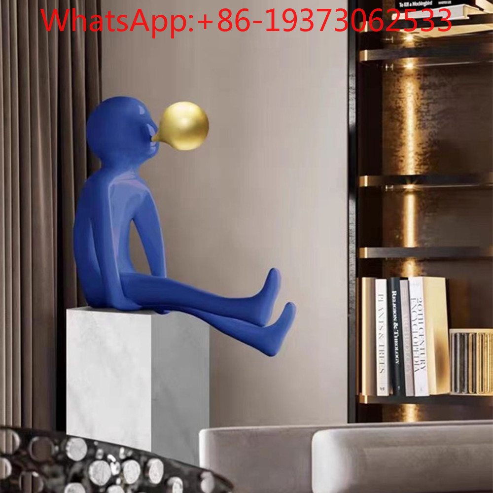 Lighting Decorative - Figura wejściowa, rzeźba dmuchająca bańki, kreskówkowy