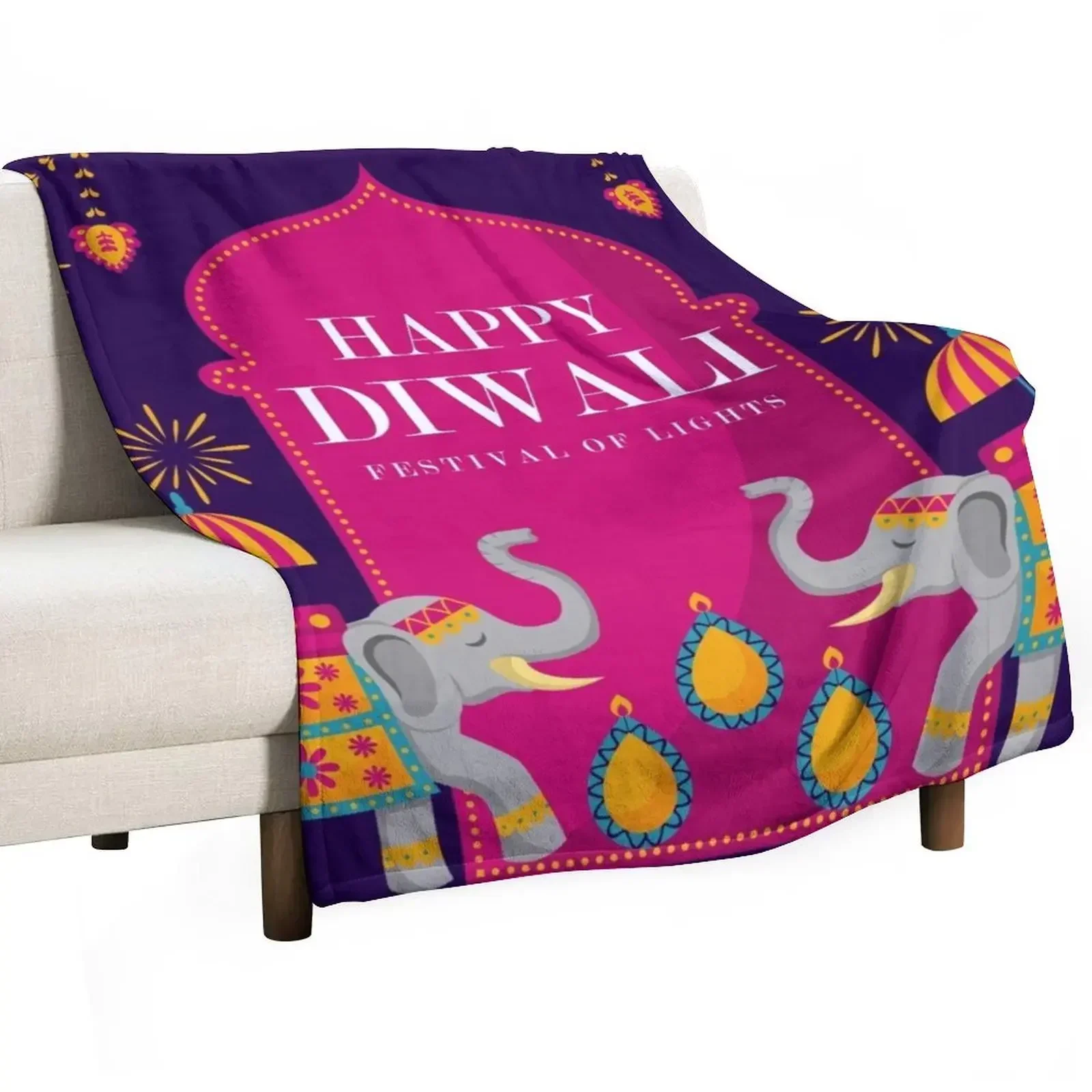 Lighting Home Decor Ideas - Szczęśliwego Diwali - Festiwal Świateł Koc