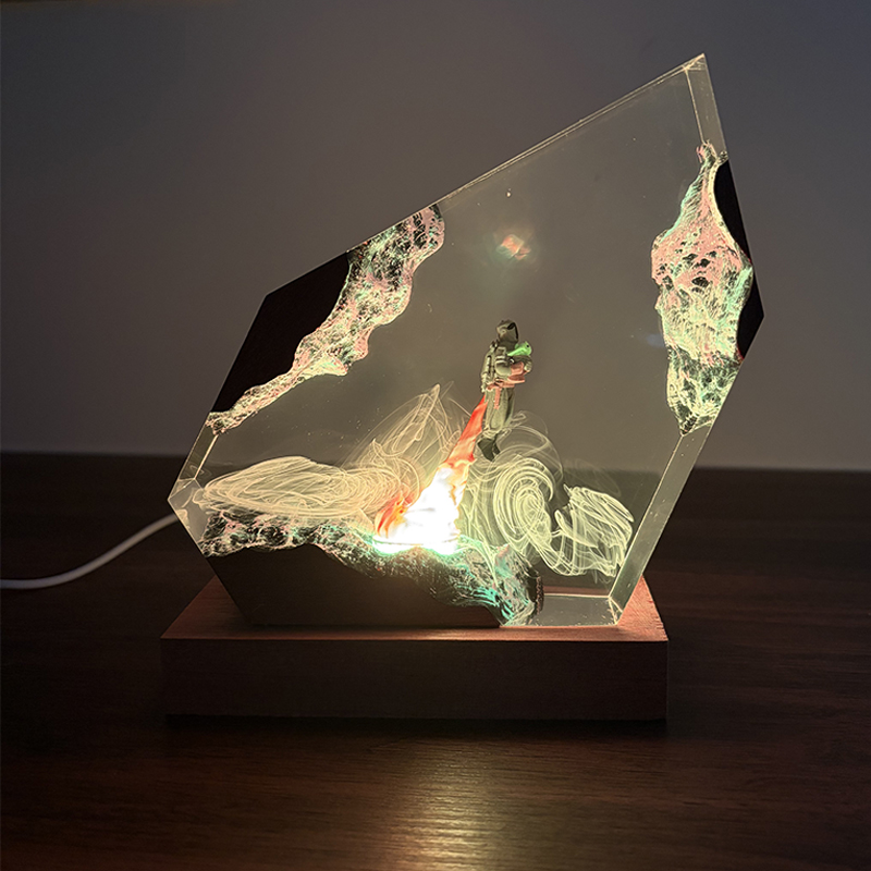 Lighting Christmas Decor - Figurka Anime Sci-fi Organizm Żywiczny Lampka
