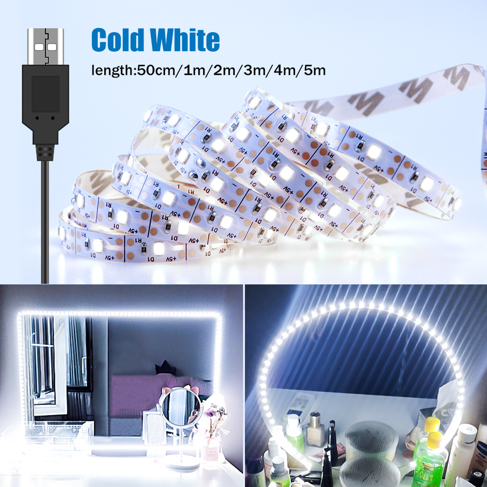 Lighting Bolt Decor - DC5V LED Lustro do makijażu Listwa