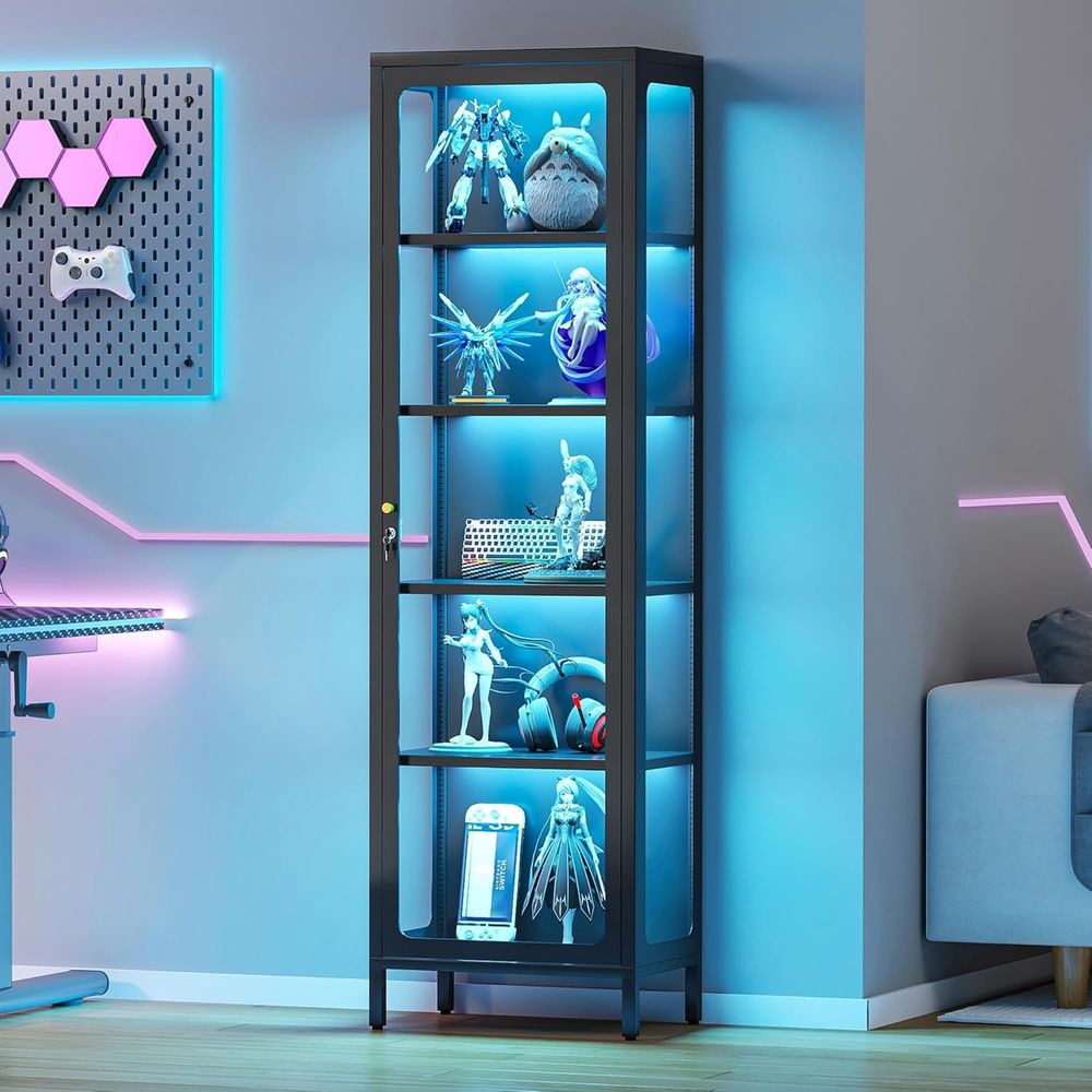 Lighting & Home Decor Studio Photos - Szklana witryna zamykana na klucz i