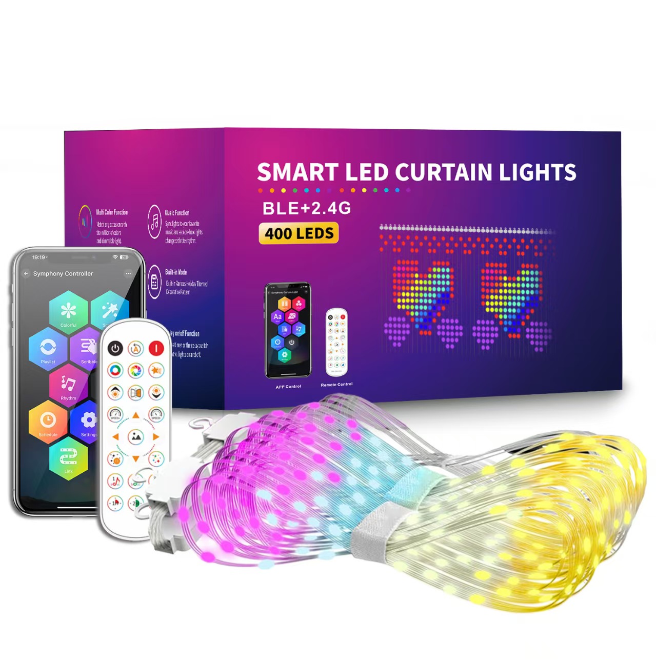 Świąteczne lampki LED Bluetoot – Decor Lighting Address recenzja i cena