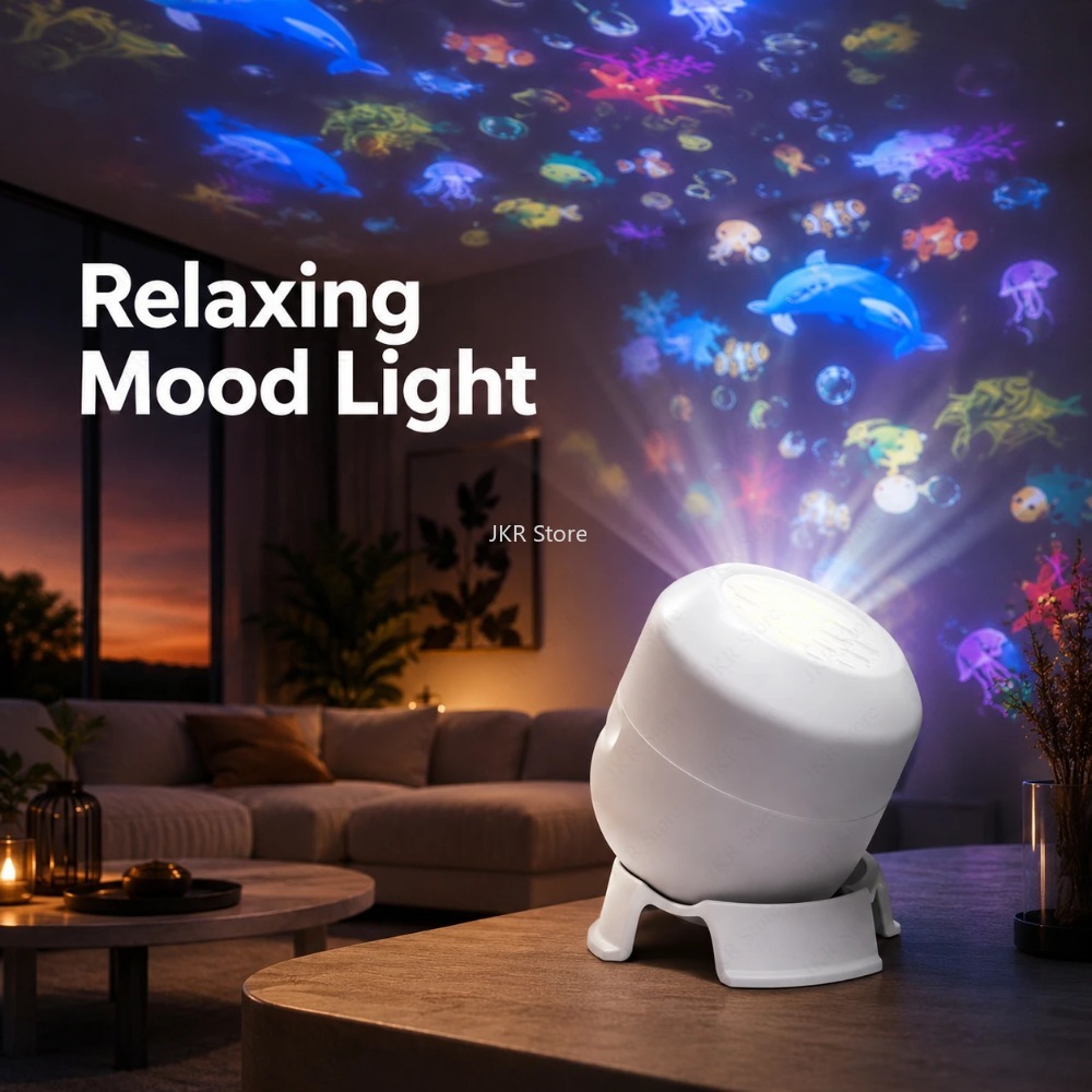Lampa nocna LED z efektem gwie – Ambient Lighting Decor For Room recenzja i cena
