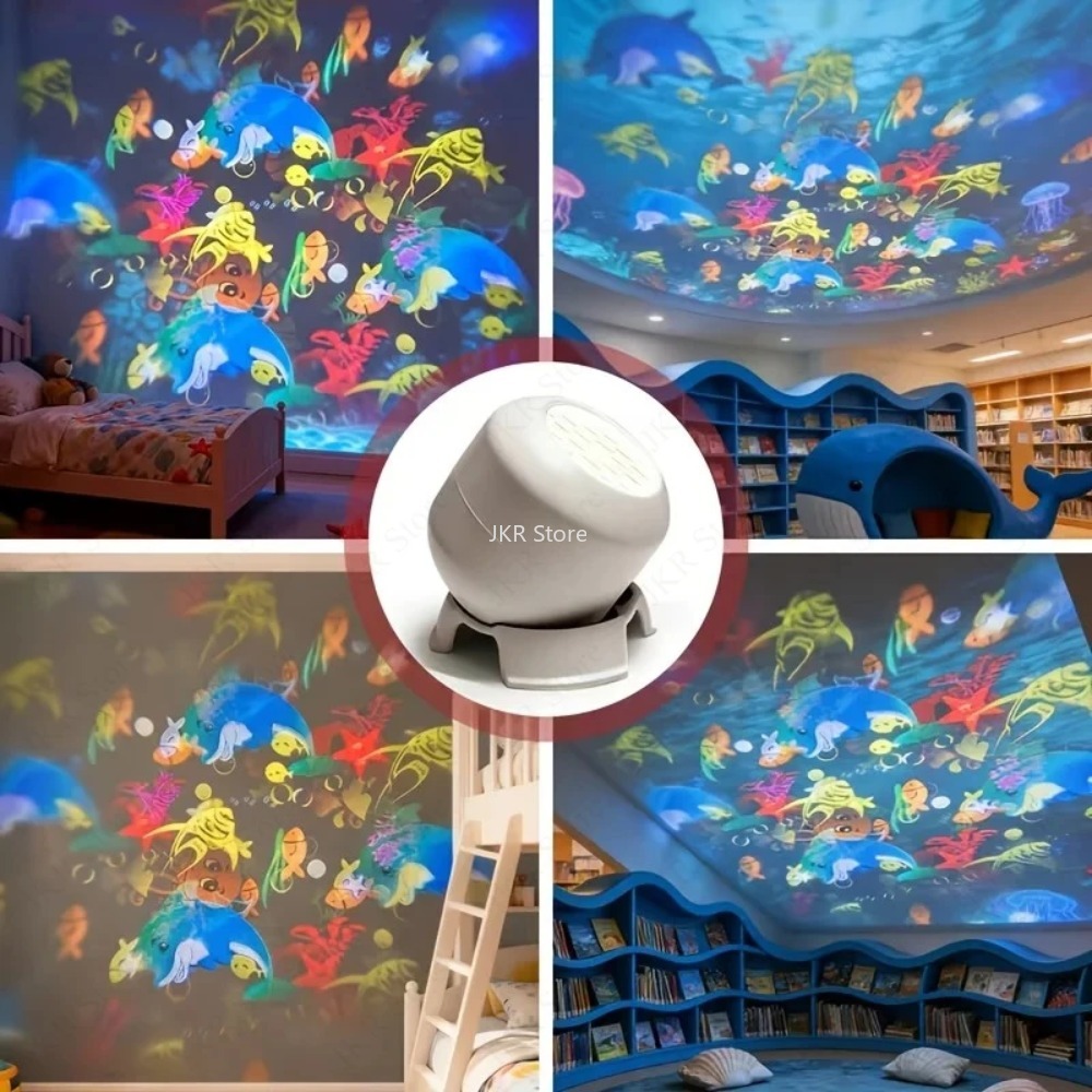 Lampa nocna LED z efektem gwie – Ambient Lighting Decor For Room recenzja i cena