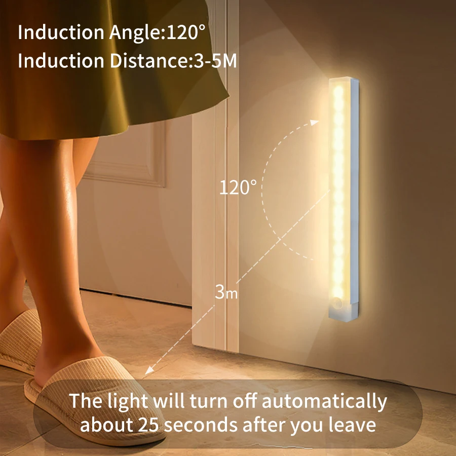 Lampka nocna LED z czujnikiem  – Lighting Bolt Decor recenzja i cena