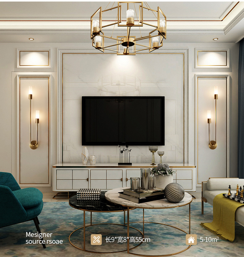 Retro Tło Salon Korytarz Sypia – Lighting Decor Bedroom recenzja i cena