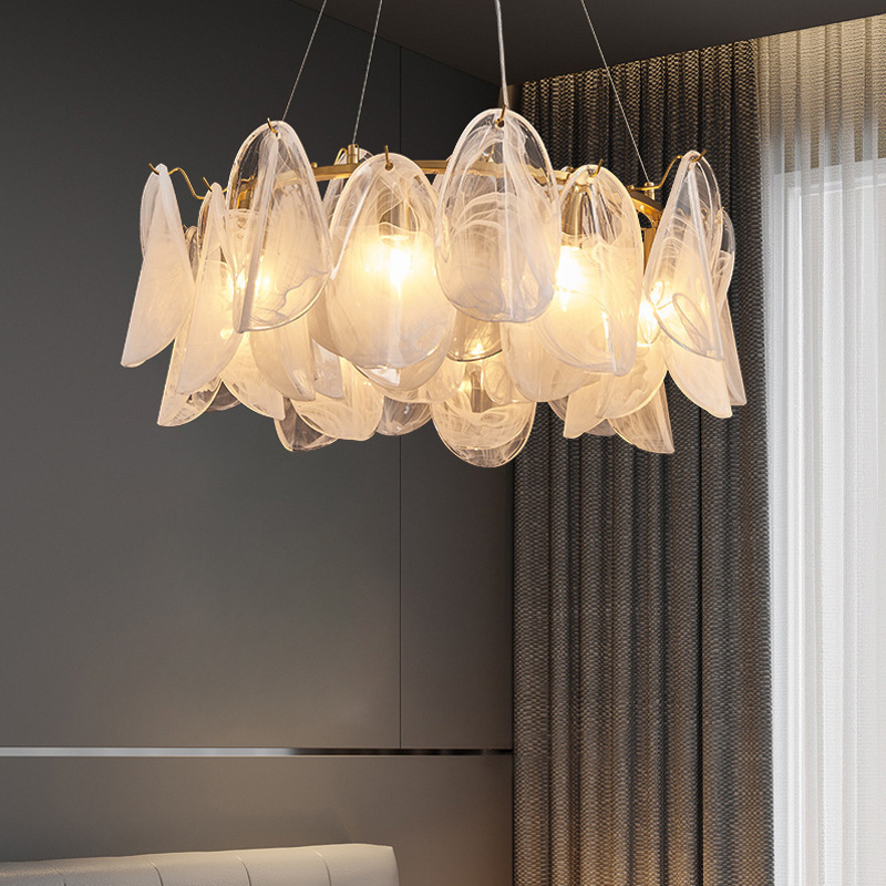 Luksusowe szklane żyrandole la – Lighting Home Decor Items recenzja i cena