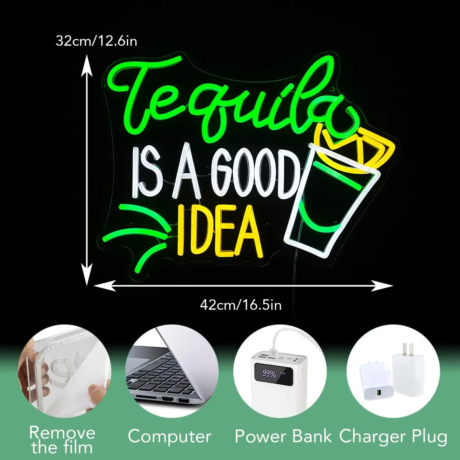 Tequila To Dobry Pomysł Neonow – Lighting Home Decor Ideas recenzja i cena