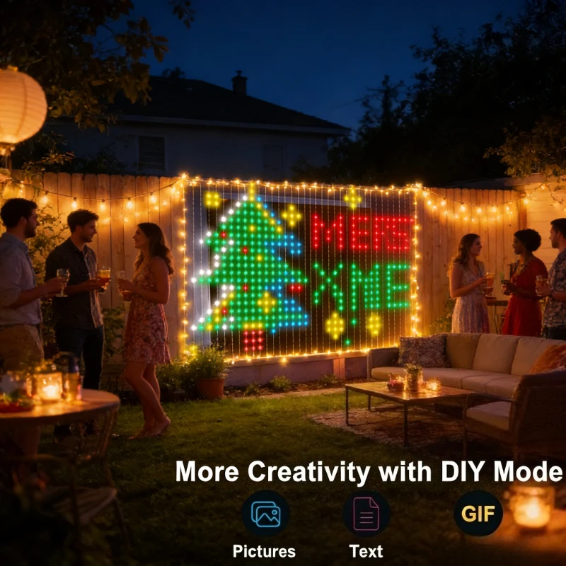 Inteligentne lampki kurtynowe  – Lighting Christmas Decor recenzja i cena