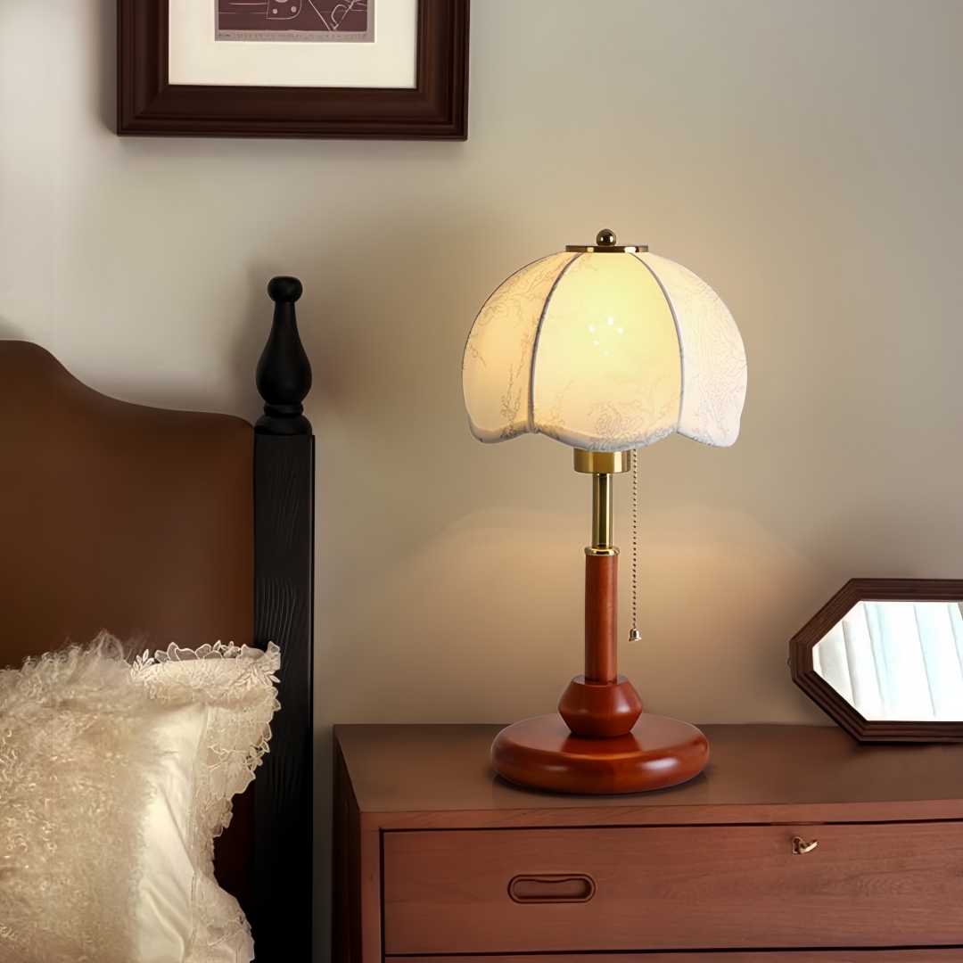Lampa stołowa w stylu vintage  – Lighting Decor Bedroom recenzja i cena