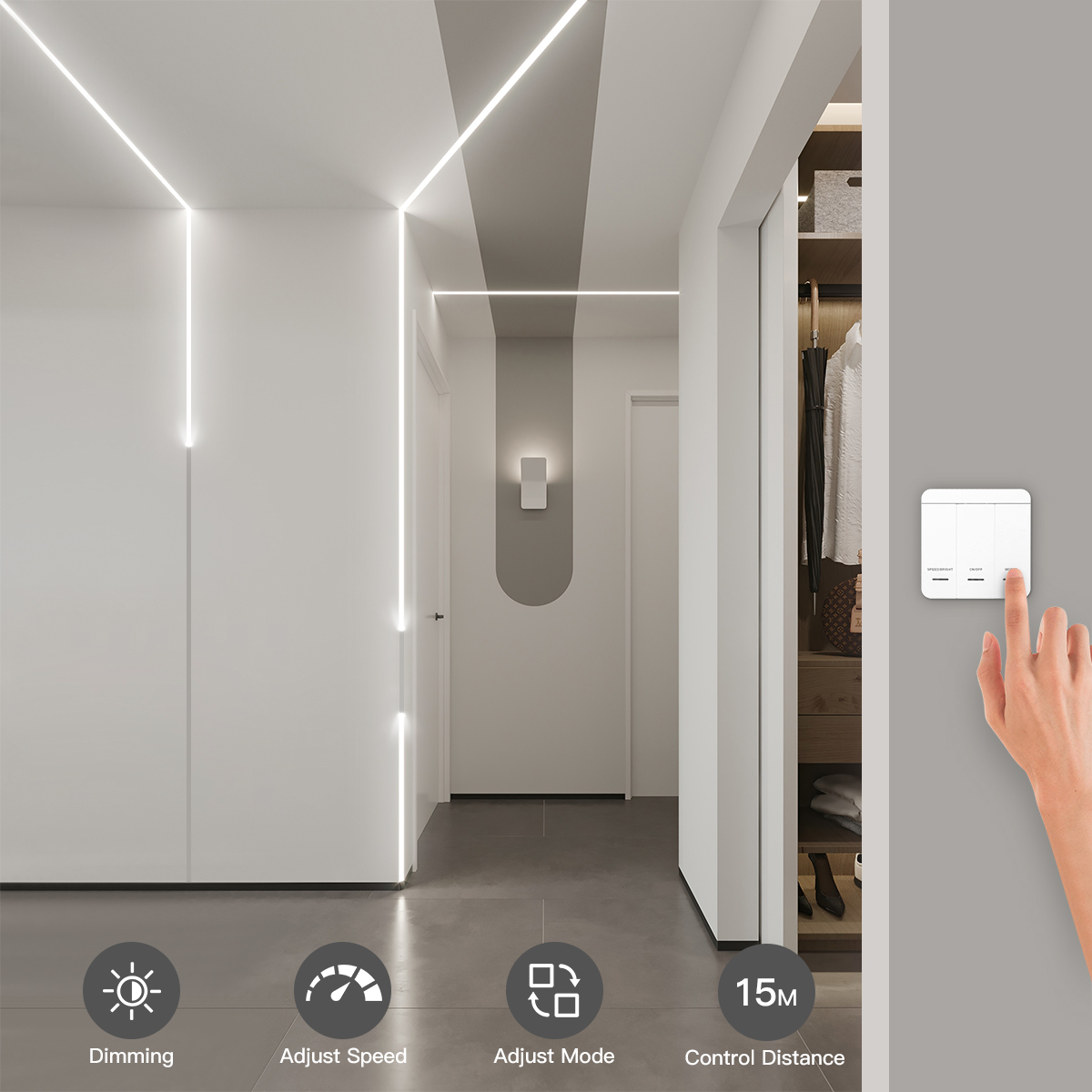Inteligentna adresowalna taśma – Lighting Bolt Decor recenzja i cena