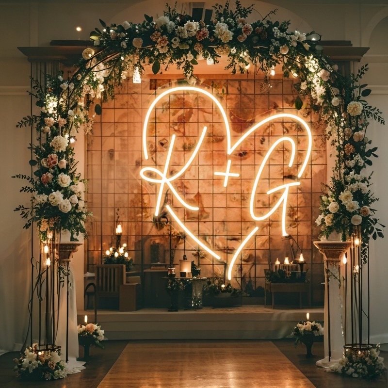 Neon LED w kształcie serca z i – Lighting Christmas Decor recenzja i cena