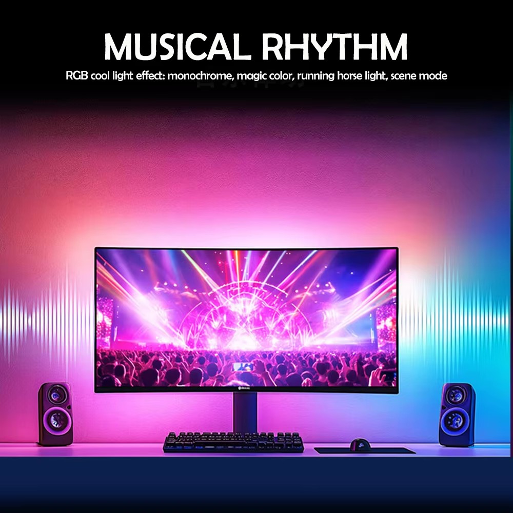 Pasek LED RGB do gier, podświe – Ambient Lighting Decor For Room recenzja i cena