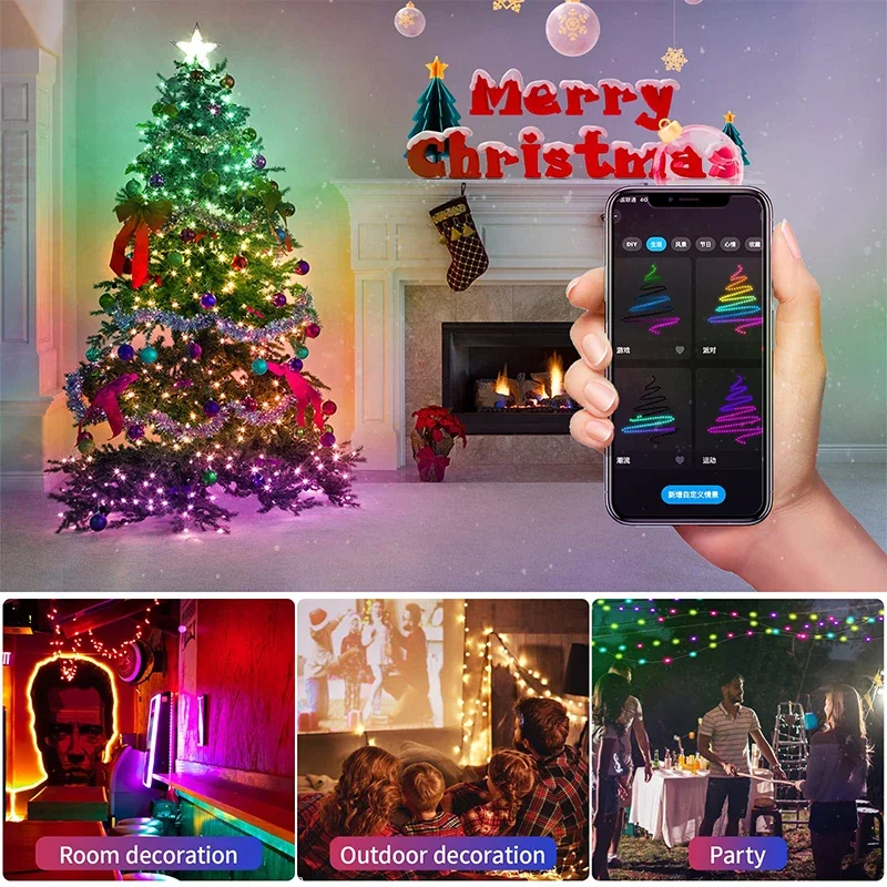 Dreamcolor łańcuch świątecznyc – Decor Lighting Address recenzja i cena