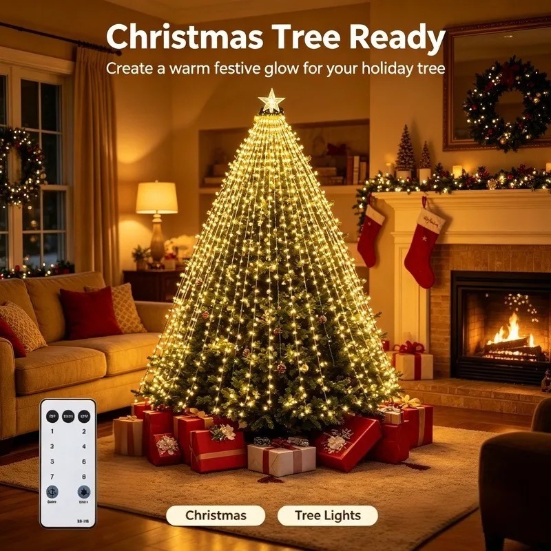 Wodoodporne lampki LED USB, 8  – Lighting Christmas Decor recenzja i cena