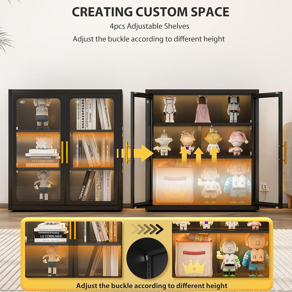 Wysoka szklana witryna z drzwi – Lighting & Home Decor Studio Photos recenzja i cena