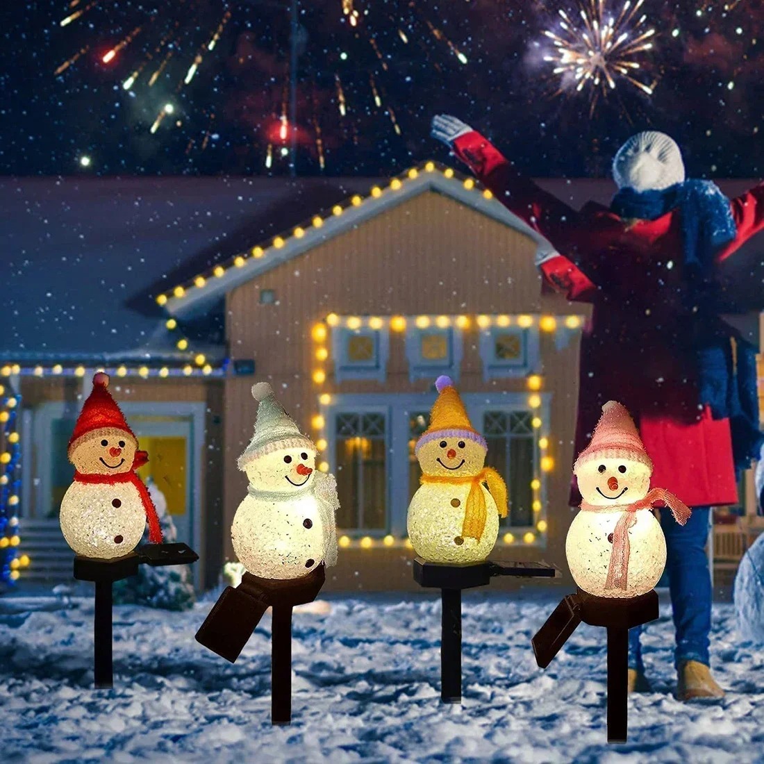 Świąteczna lampa solarna LED w – Lighting Christmas Decor recenzja i cena
