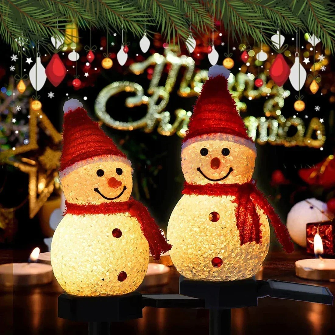 Świąteczna lampa solarna LED w – Lighting Christmas Decor recenzja i cena