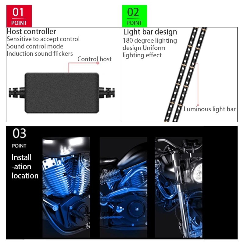 LED motocykl dekoracyjna listw – Lighting Bolt Decor recenzja i cena