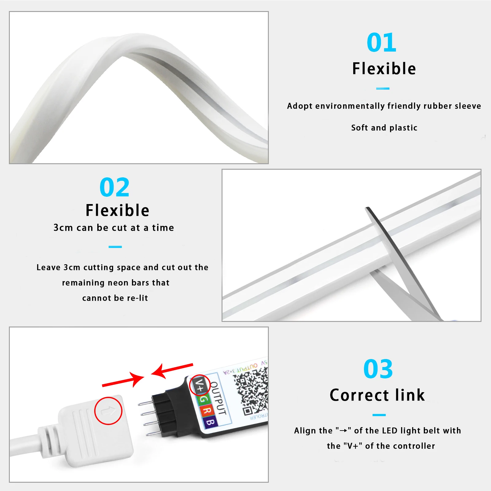 Taśma LED Neon RGB 1-5m, 5V US – Lighting Decor Items recenzja i cena